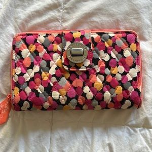 Vera Bradley quilted wallet